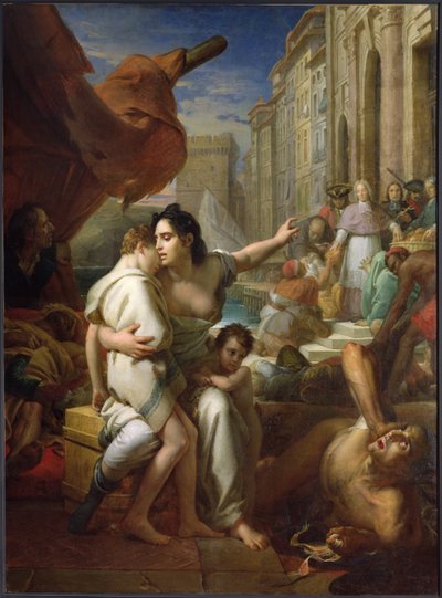 Monseigneur de Belsunce (1670-1755) during the Plague of Marseille in 1720 by Baron François Pascal Simon Gérard